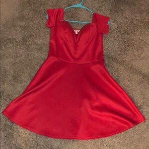 off the shoulder dress